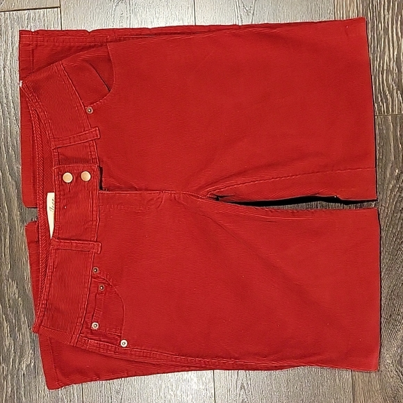 ❤️ LONDONJEAN VINTAGE CORDUROY WIDE LEG JEANS/PANTS, 4S (27 SHORT) - Picture 1 of 4